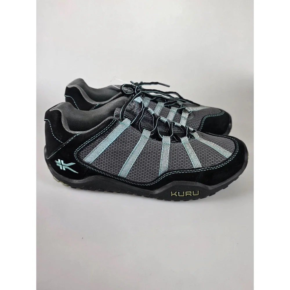 Kuru Chicane Trail Shoe Womens Size 10 Suede Mesh Arch Support Outdoor Sneaker